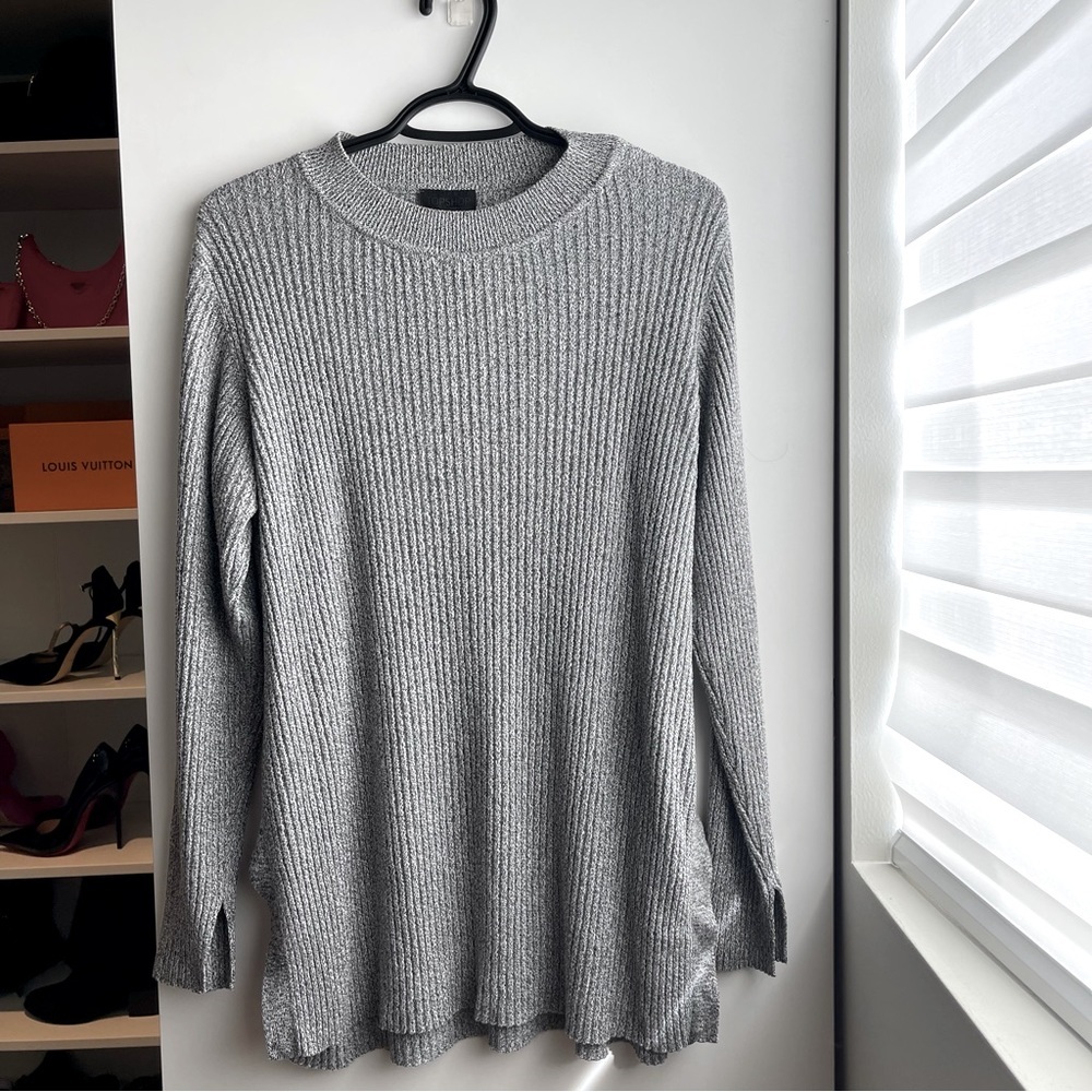 Topshop Sweater With Side Slits